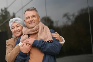 An older couple together