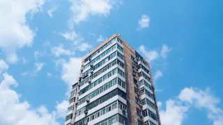 A multi-storey apartment building